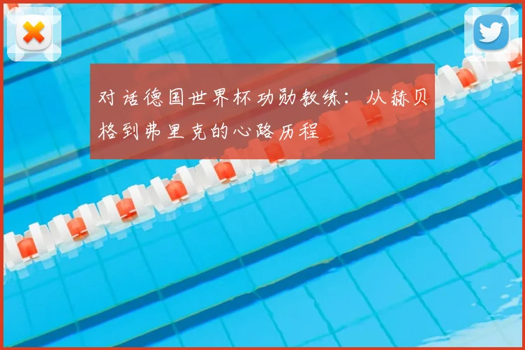 对话德国世界杯功勋教练：从赫贝格到弗里克的心路历程